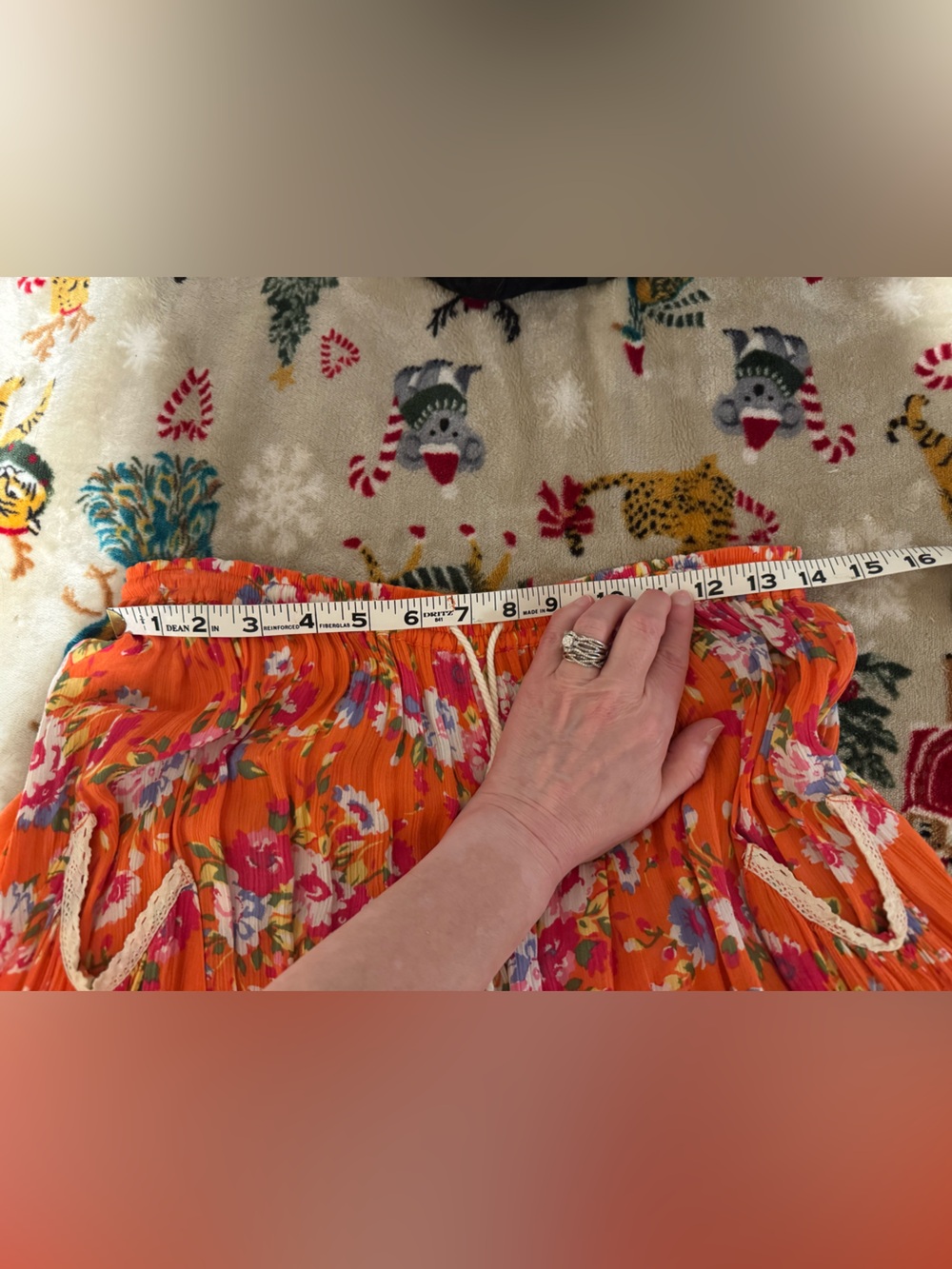Spell Revolver Maxi Skirt with Crochet Trim and pockets - Picture 4 of 5